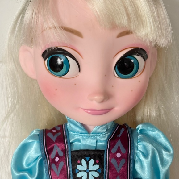 DISNEY Store ELSA Animators Collection Frozen Toddler Doll 15" Blue Dress Shoes - Picture 2 of 13